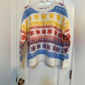 Old Navy Multicolor Patterned Women's Sweater